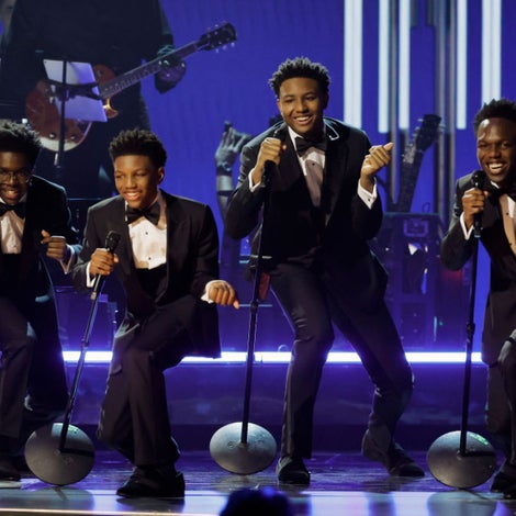 The Sons Of Boyz II Men’s Wanya Morris Had A Time Last Night At The Grammys