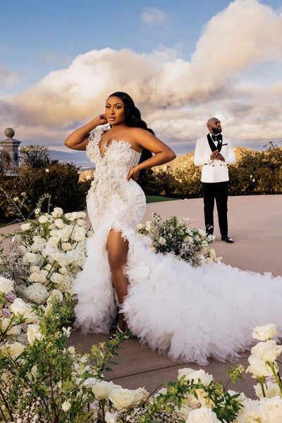 Bridal Bliss: Influencer Charity Washington And Former NFL Star DeShaun Foster Wed In A Top-Secret Ceremony In Calabasas