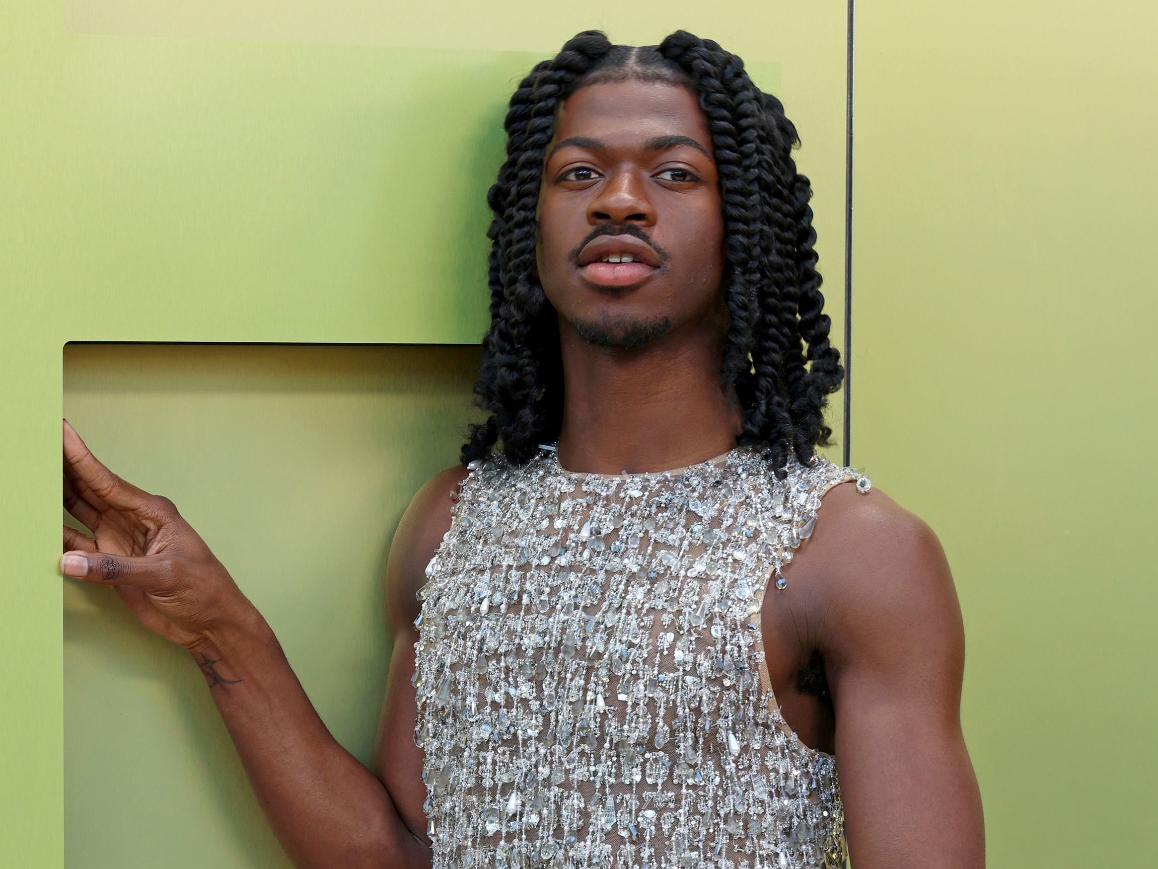 Lil Nas X Shows Out At The Versace F/W 23' Show
