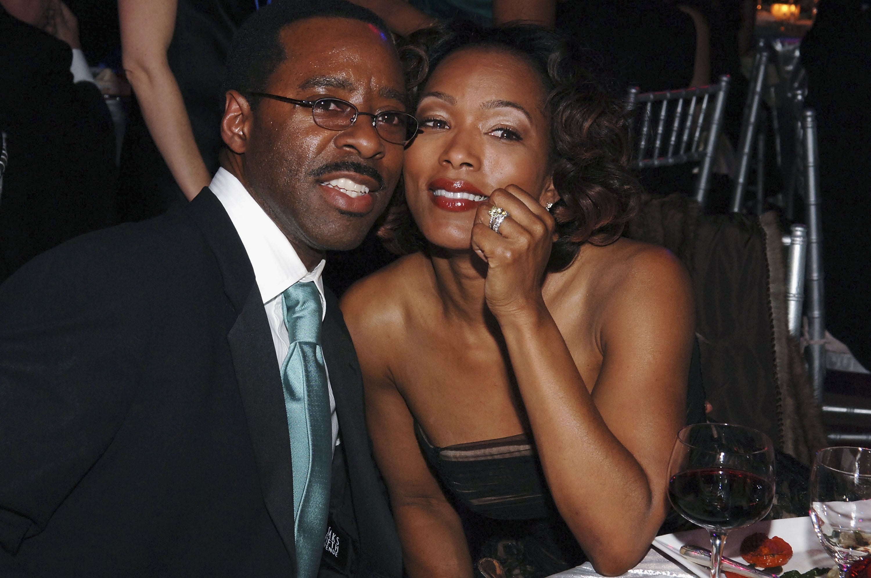 11 Sweet Photos Of Angela Bassett And Courtney B. Vance Packing On The PDA