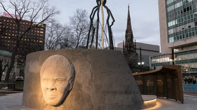 Monument Of Harriet Tubman Replaces Christopher Columbus Statue In Newark