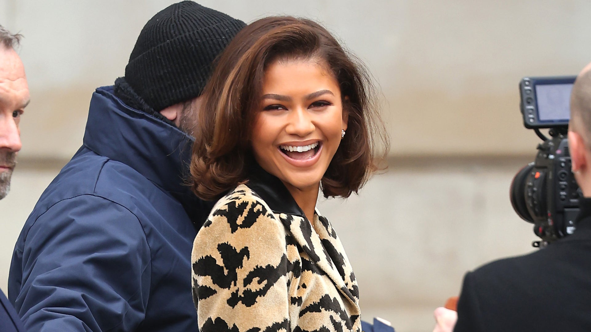 Zendaya Brings Back Full Animal Print At The Louis Vuitton F/W 23