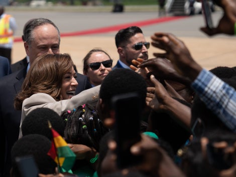 US Vice President Kamala Harris Kicks Off Africa Tour
