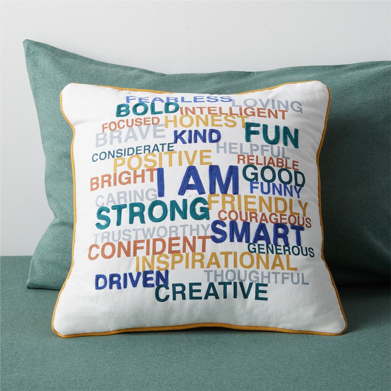 This Teen Social Entrepreneur Pitched A Business Idea To Crate & Barrel–Now They’re Carrying His Line Of Positive Affirmation Pillows