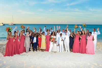 Bridal Bliss: Tomika And Michael Said ‘I Do’ In A Sunset Wedding On The Beach In Turks And Caicos