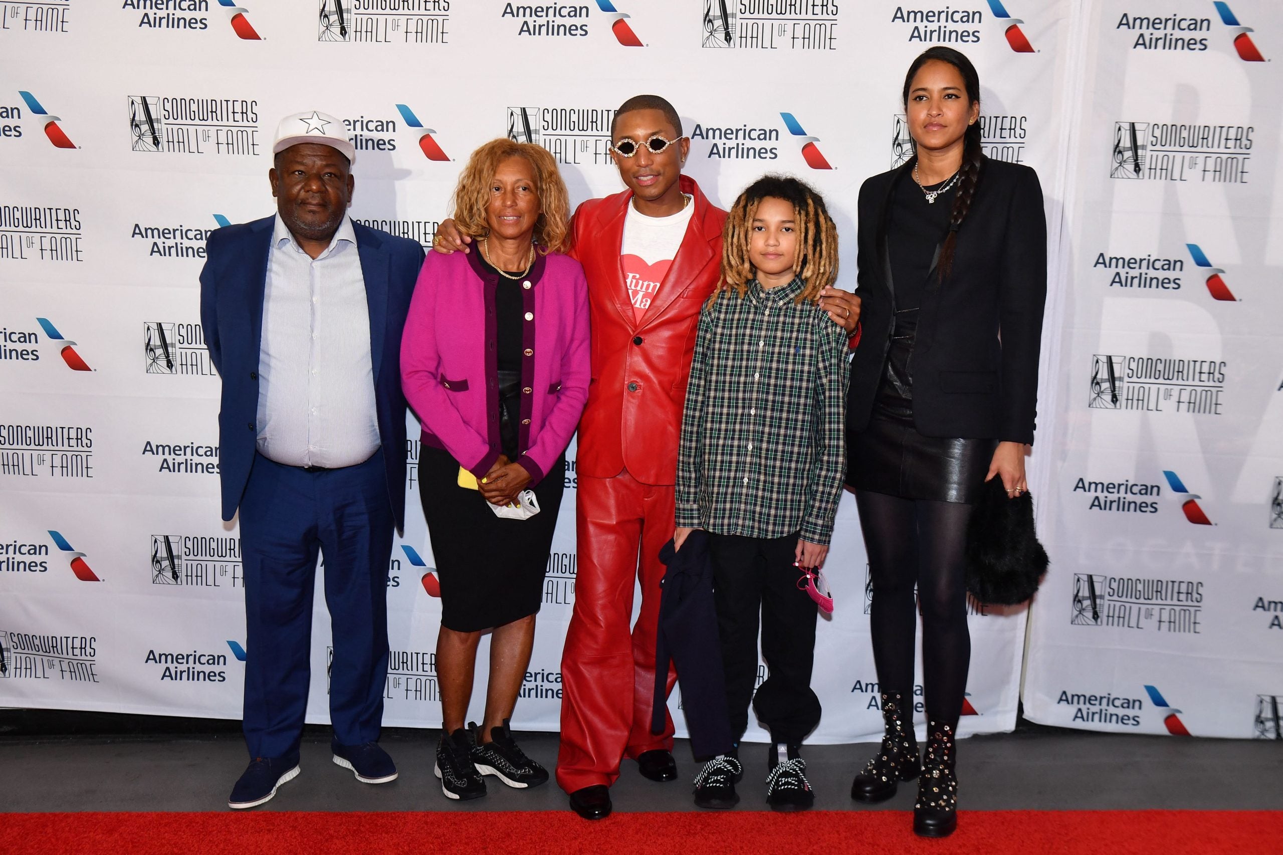 Pharrell Williams shares rare family photo with wife and son