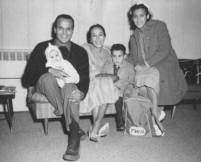 Photos Of Harry Belafonte And His Children Over The Years