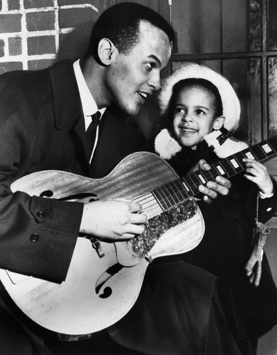 Photos Of Harry Belafonte And His Children Over The Years