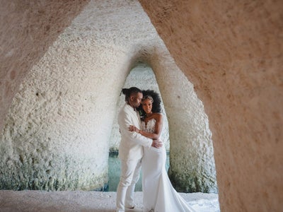 Bridal Bliss: With The Caribbean Sea As Their Backdrop, Vanessa And Kevin Had A Boho-Chic Beach Wedding