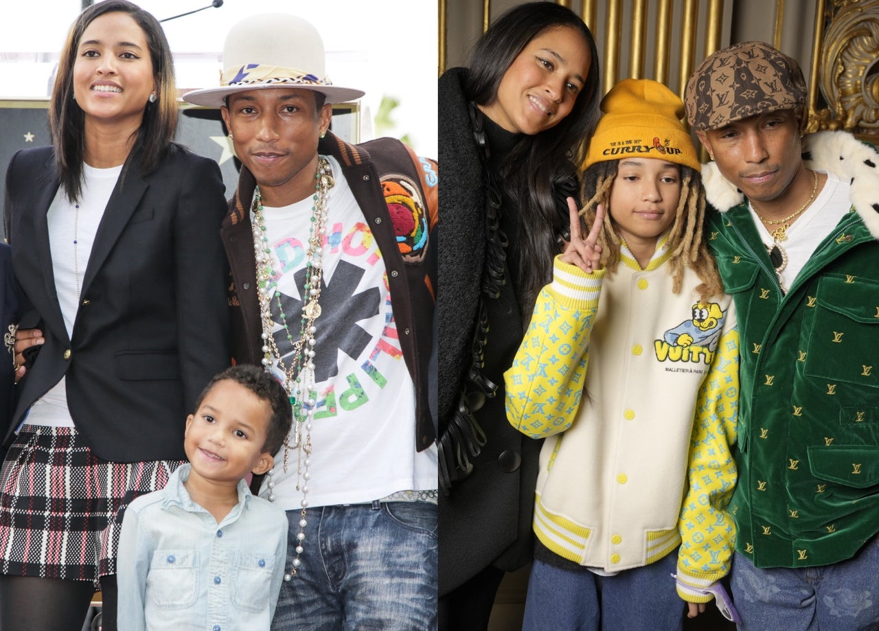 Pharrell Williams, Helen Lasichanh Children Triplets