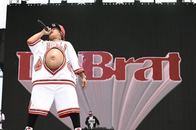 Da Brat Performed At The Lovers & Friends Music Festival With Baby-To-Be