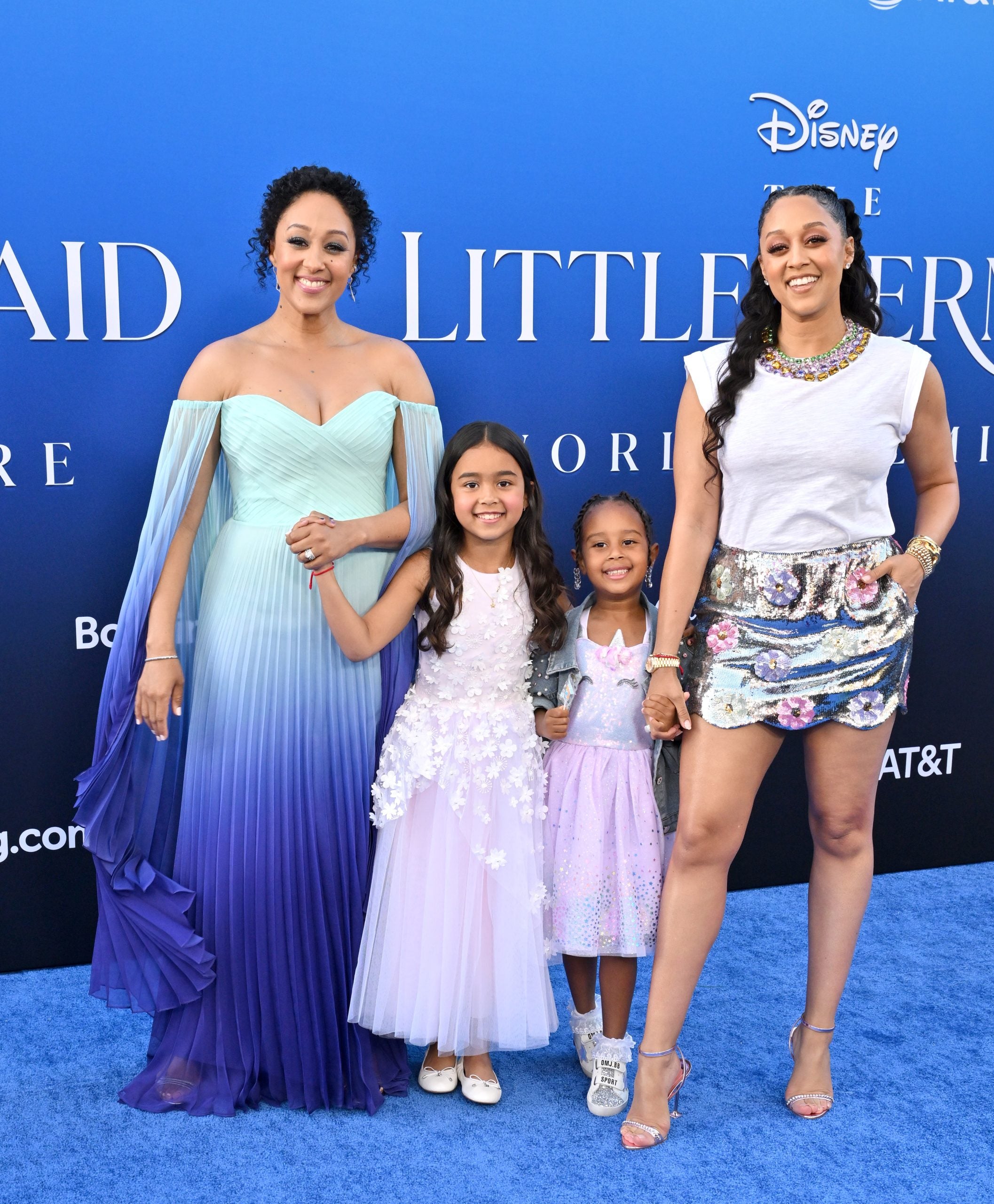 Stars Go "Under The Sea" Glam For 'The Little Mermaid' Blue Carpet Premiere