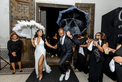 Bridal Bliss: Sevetri And Aulston’s NOLA Wedding Had Performances By A Second Line Band, A Gospel Choir — And Juvenile