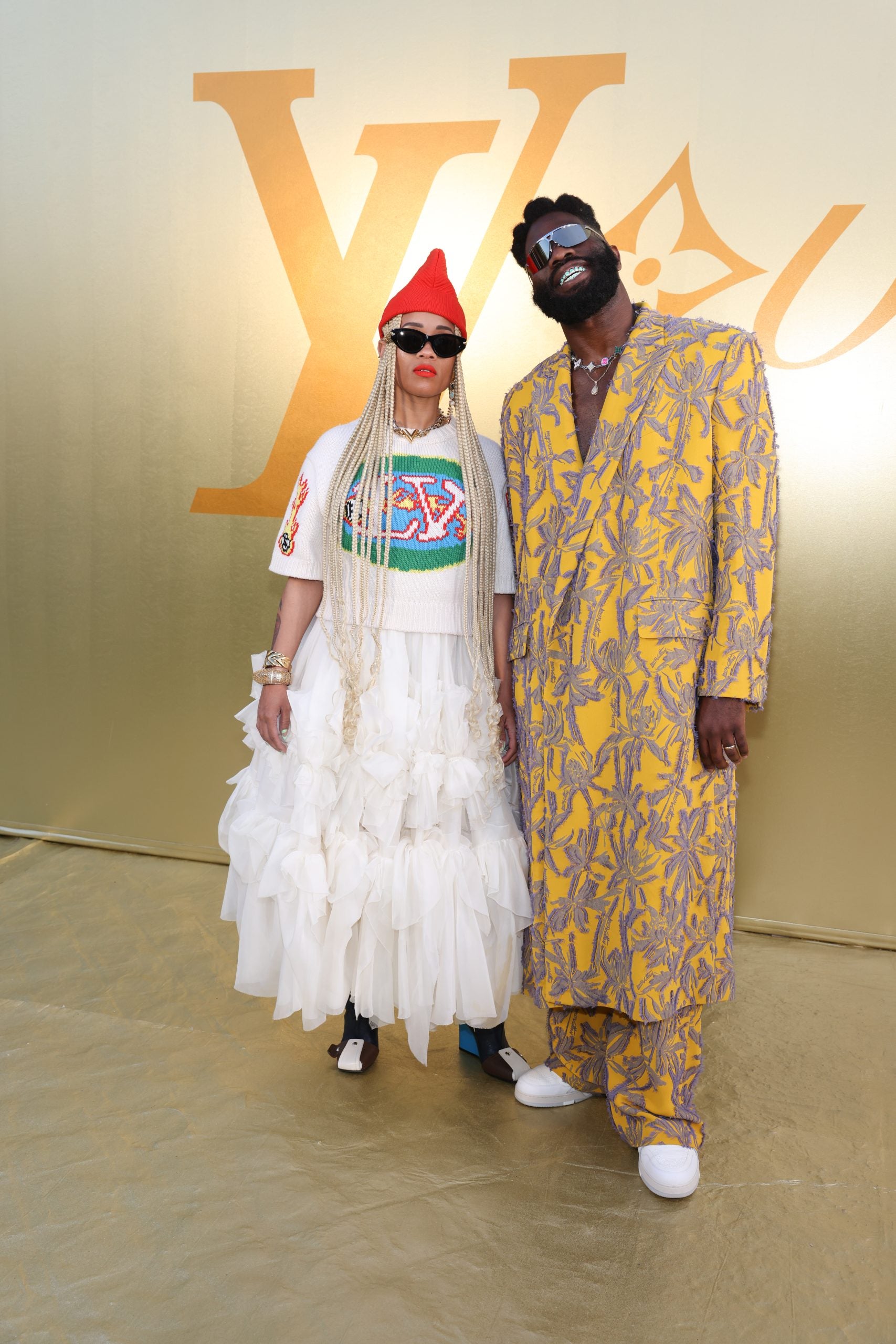 6 Stylish Black Celebrity Couples Spotted At The Louis Vuitton Show In Paris