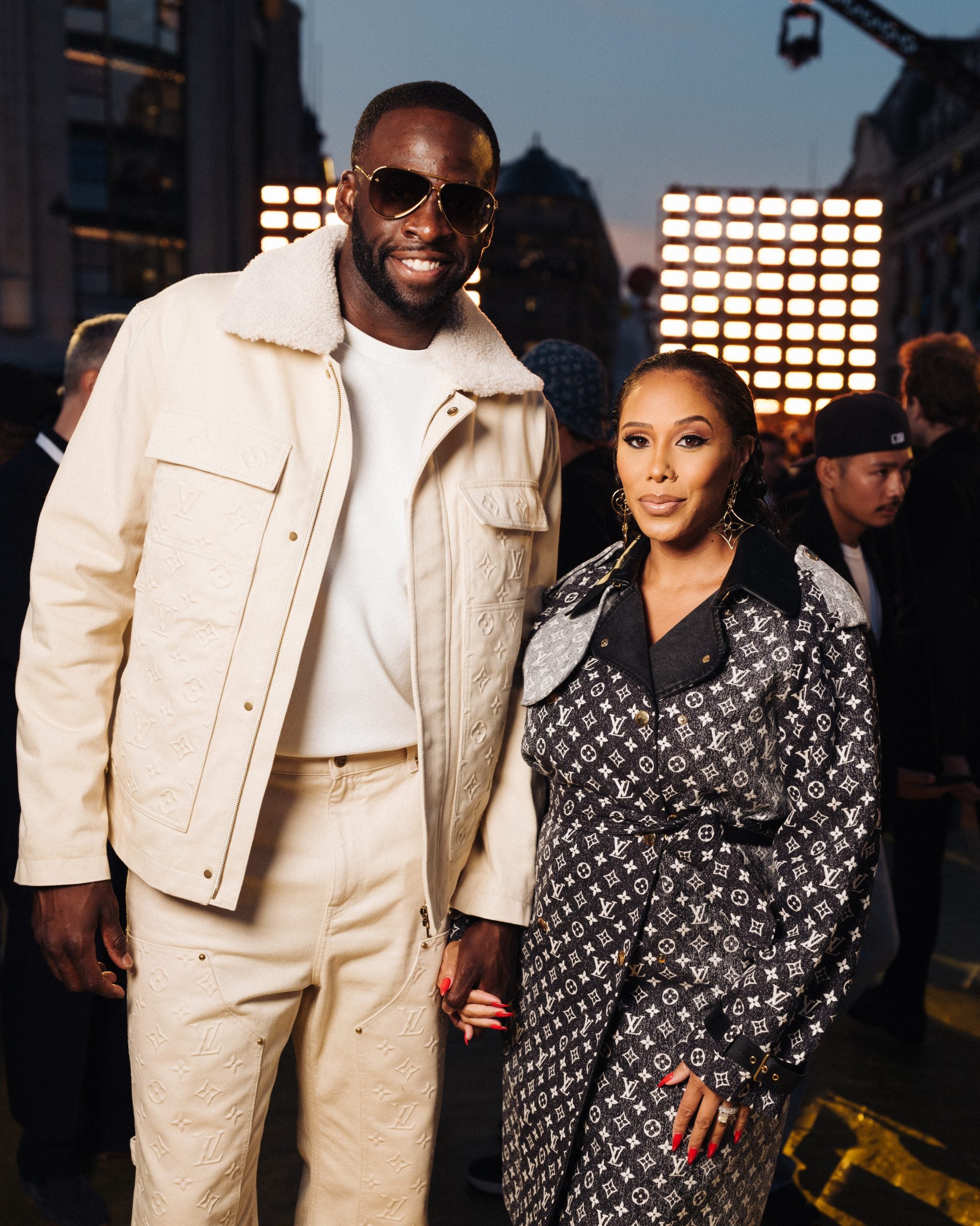 Paris, France. 20/06/2023, Savannah James and her husband Lebron James  attend the Louis Vuitton Spring/Summer 2024 fashion show during the Paris  Fashion Week menswear spring/summer 2024 on June 20, 2023 in Paris, France.  Photo by Jerome