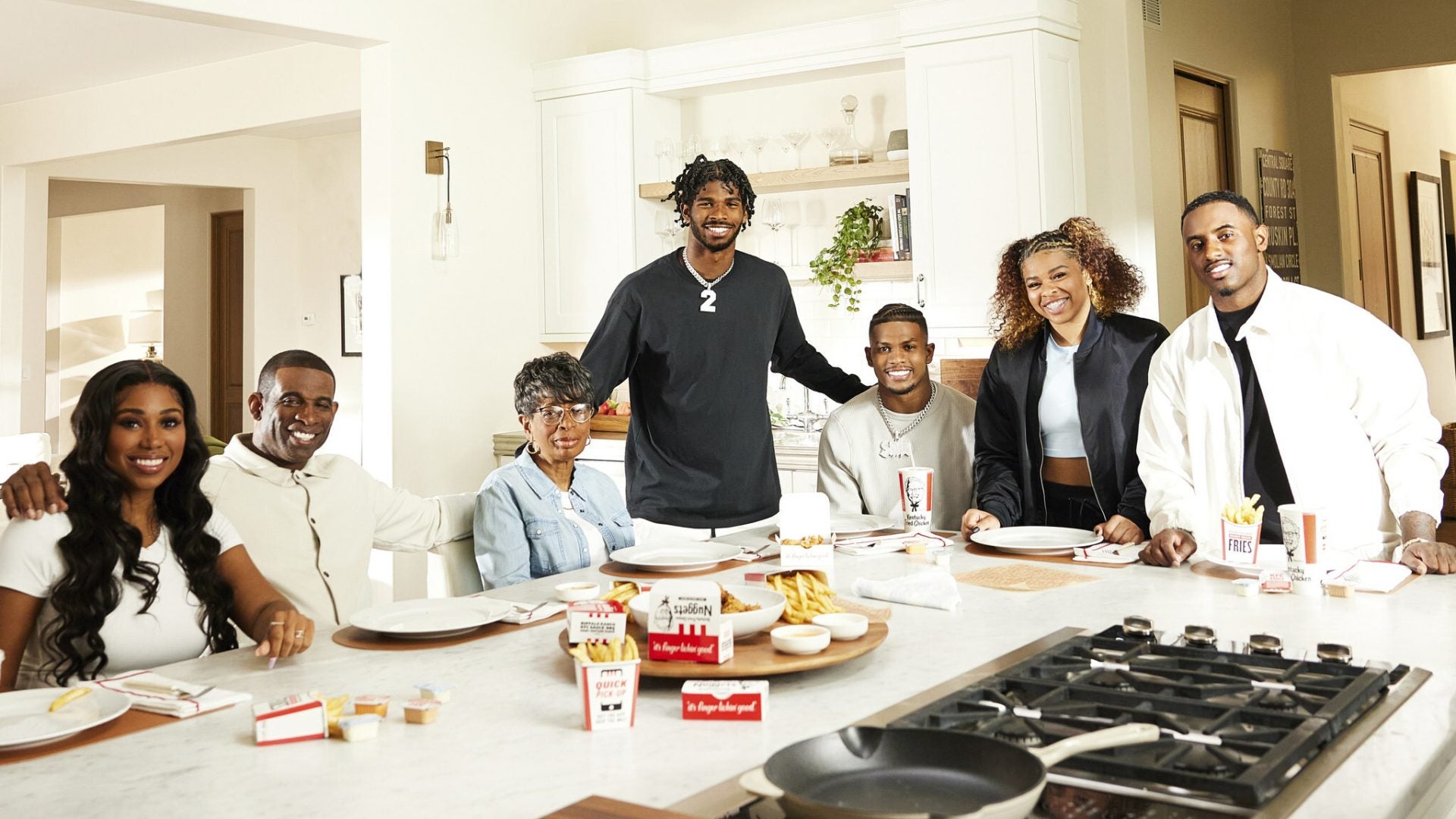 Deion Sanders Strikes Brand Deal With KFC To Showcase Family Values