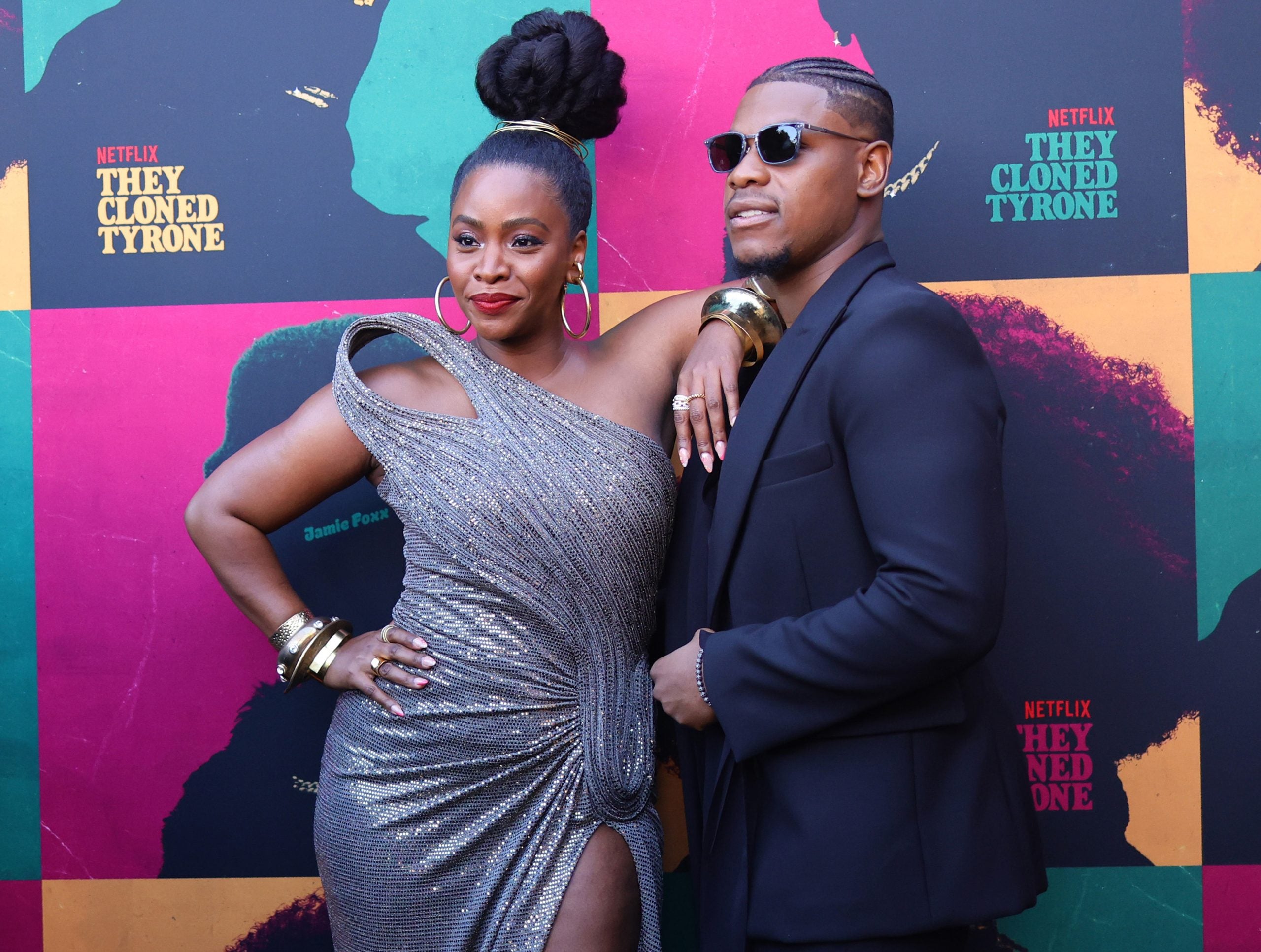 Teyonah Parris And John Boyega Talk Conspiracies Come True And “They Cloned Tyrone”