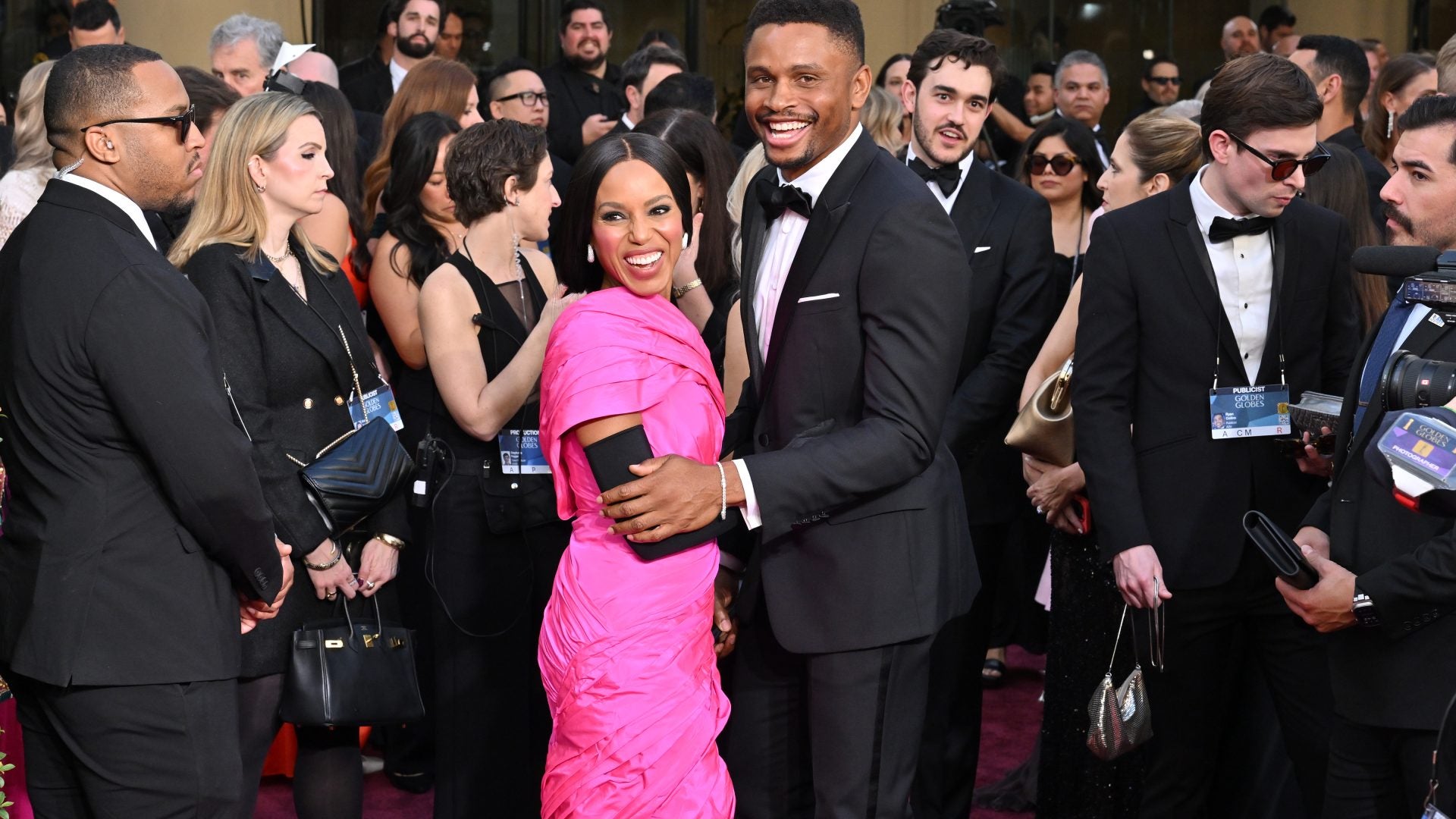 15 Rare Times Kerry Washington And Husband Nnamdi Asomugha Were Photographed Together