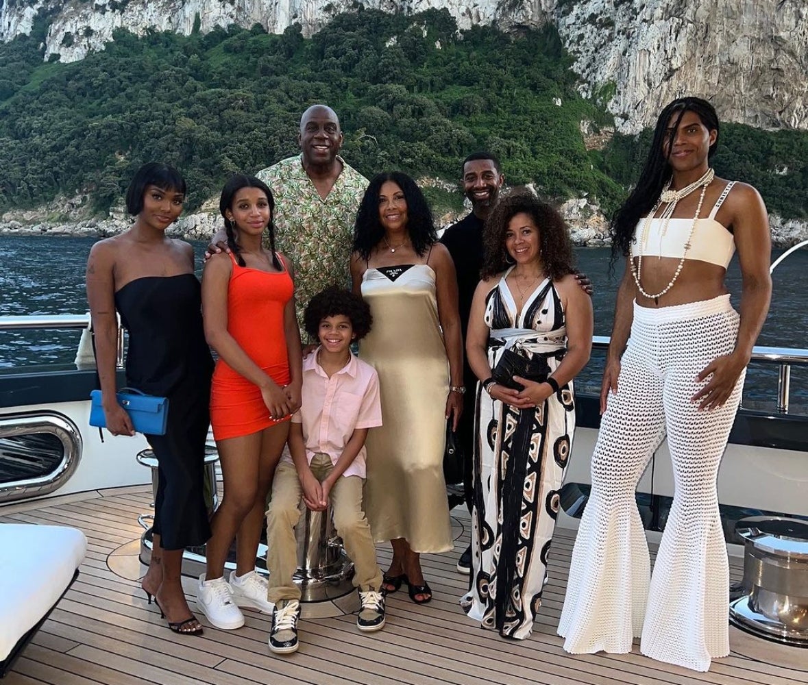 Magic Johnson And Cookie’s Kids Have Joined Their Lavish European Vacation