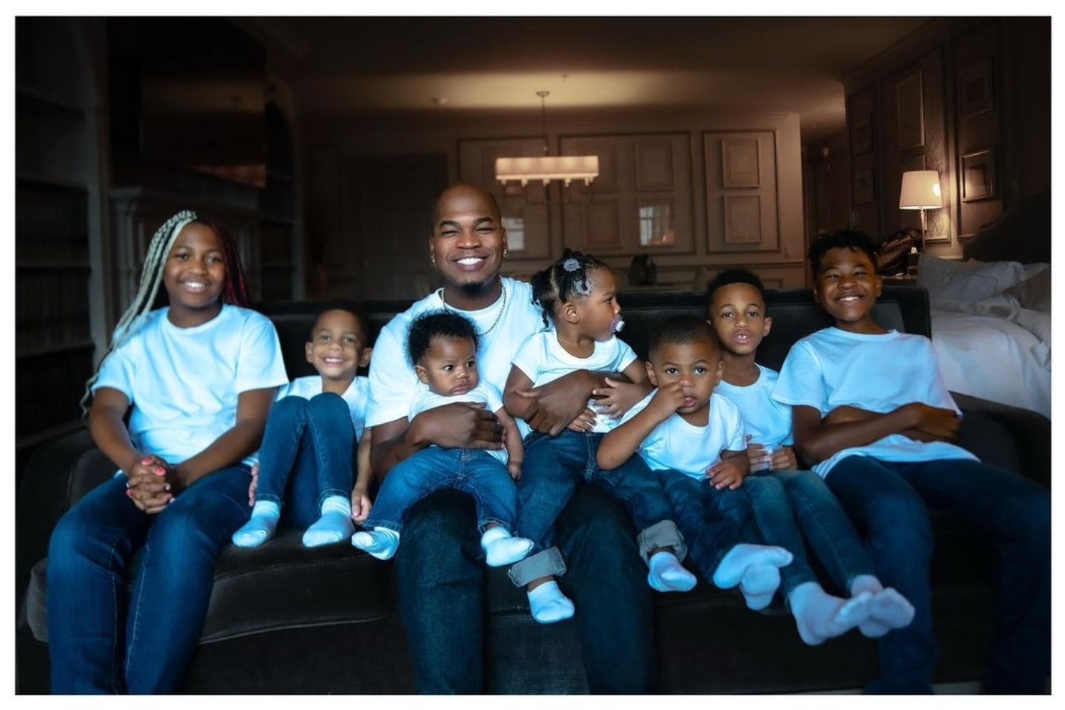 ‘They Are My Reason’: Ne-Yo Poses For Family Photo With All Seven Of His Children