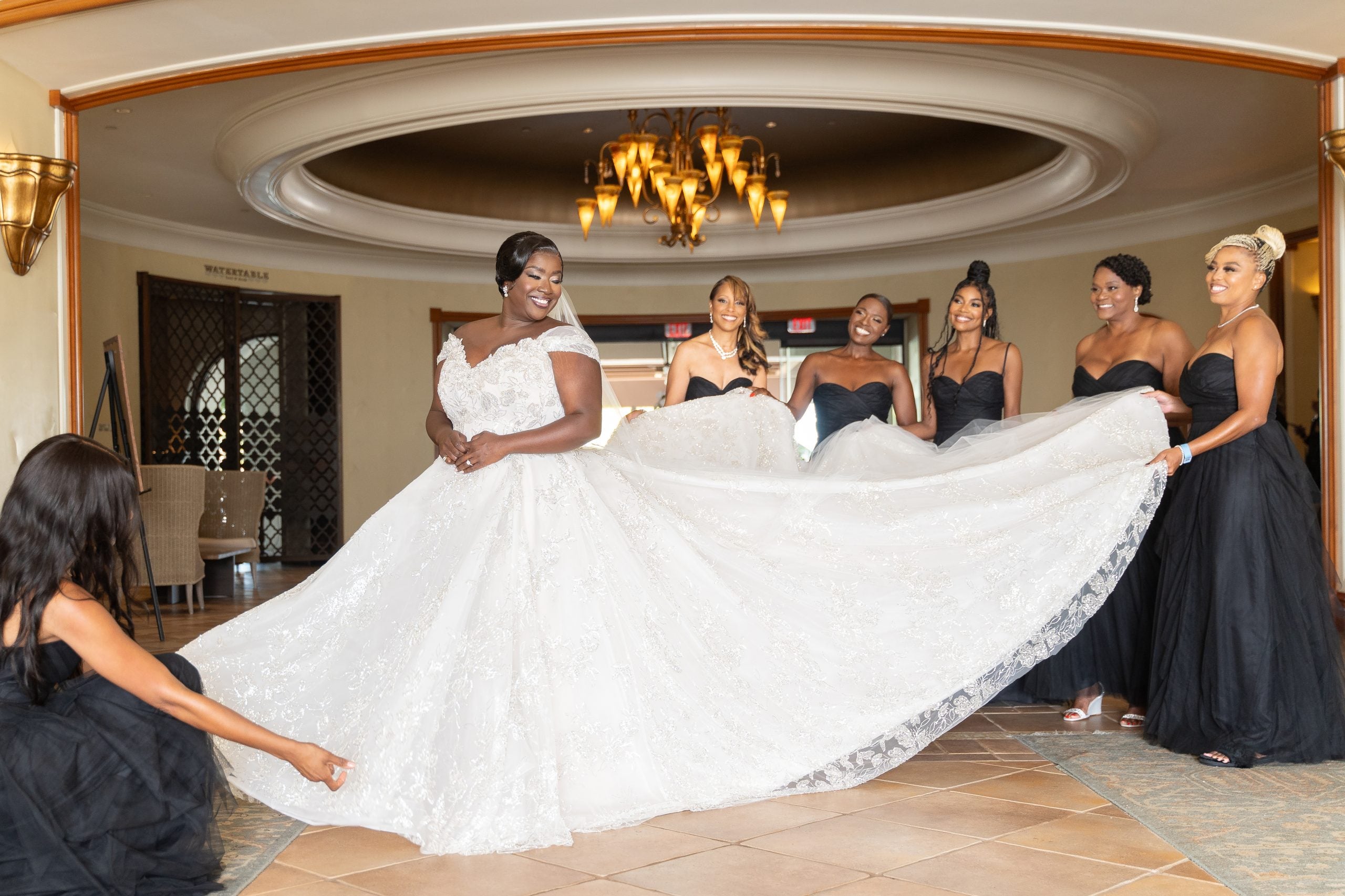 Bridal Bliss: Kelley And Moreno's Vintage Black Hollywood Themed Wedding Brought Out The Stars Of Today