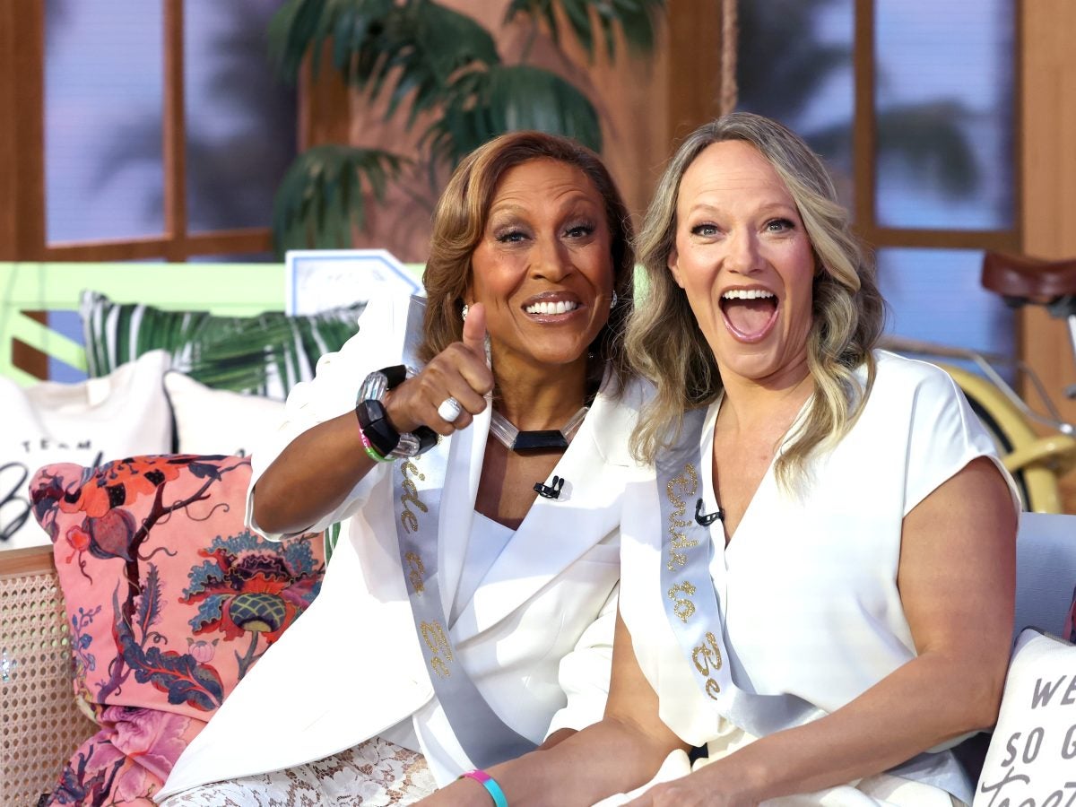 Robin Roberts & Amber Laign Had A Joint Bachelorette Party Live On 'GMA