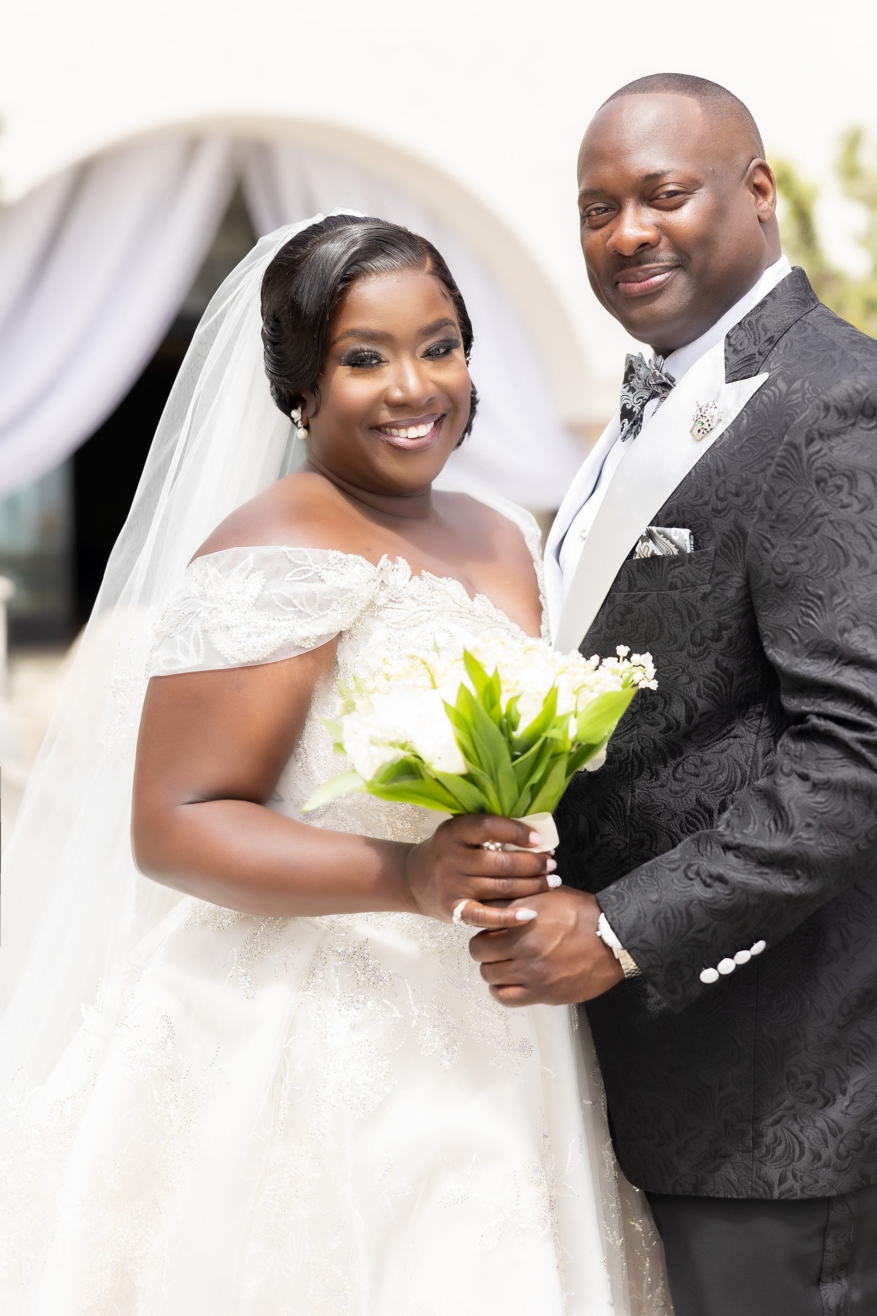 Bridal Bliss: Kelley And Moreno’s Vintage Black Hollywood Themed Wedding Brought Out The Stars Of Today