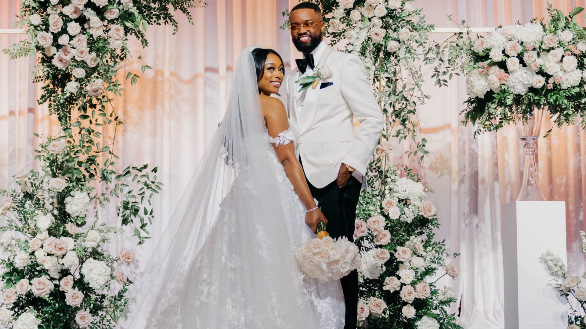Bridal Bliss: Ashley, Daughter Of R&B Greats Terry Lewis And Karyn White, Wed J.R. In A Star-Studded Celebration Of Love