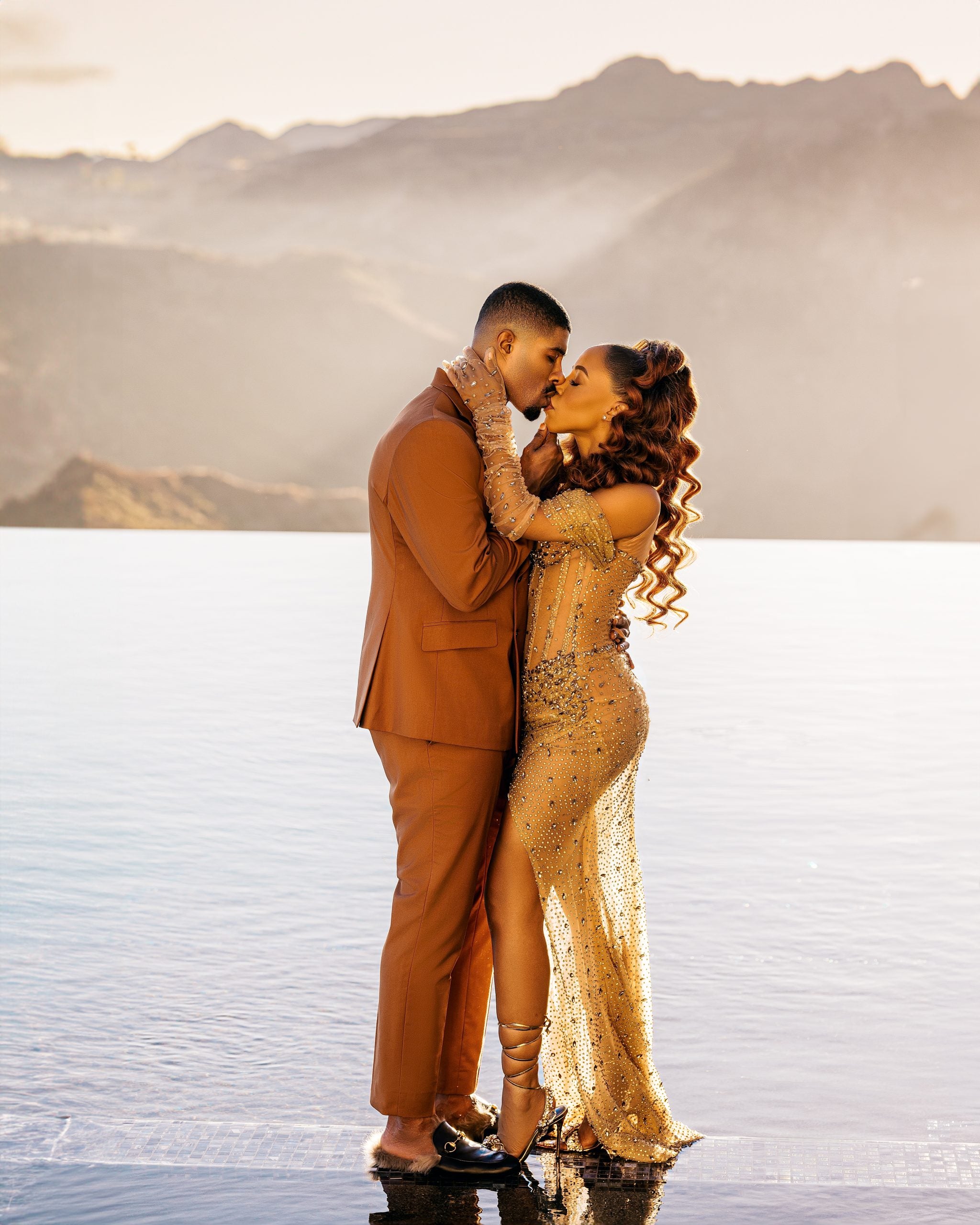 Exclusive: See BET Stars KJ Smith And Skyh Black’s Gorgeous Engagement Shoot