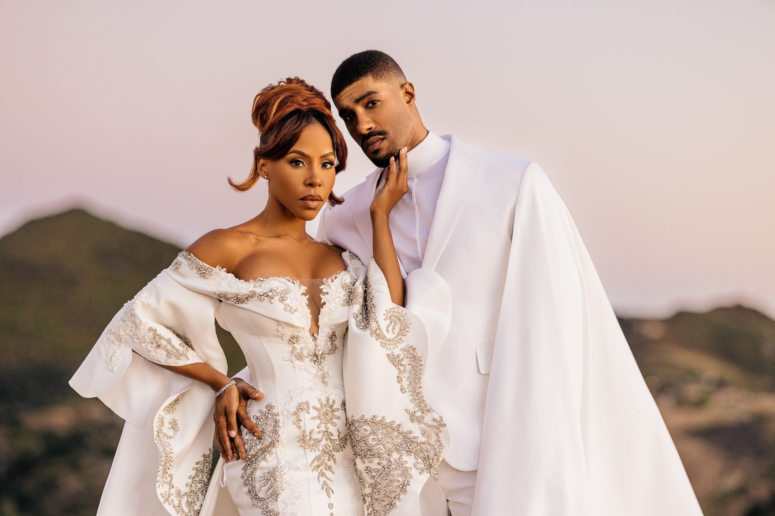 Exclusive: See BET Stars KJ Smith And Skyh Black's Gorgeous Engagement Shoot