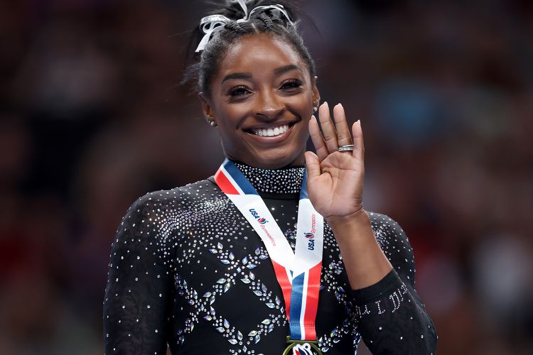 Simone Biles Makes History As First Gymnast To Win A Record Eight Titles At U.S. Championships