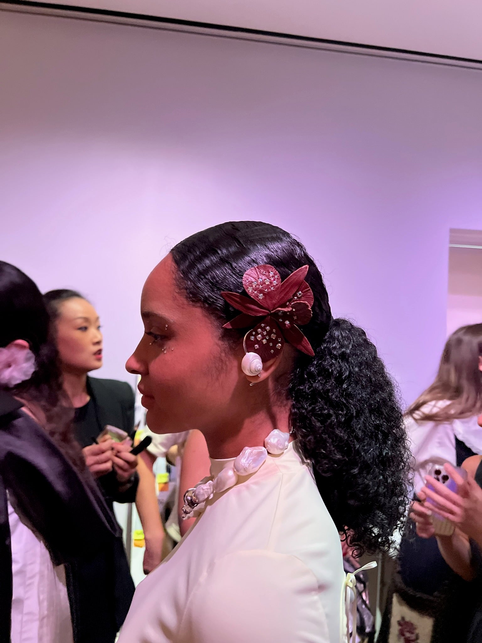 This Black-Owned Beauty Brand Ruled The Hair At Sandy Liang