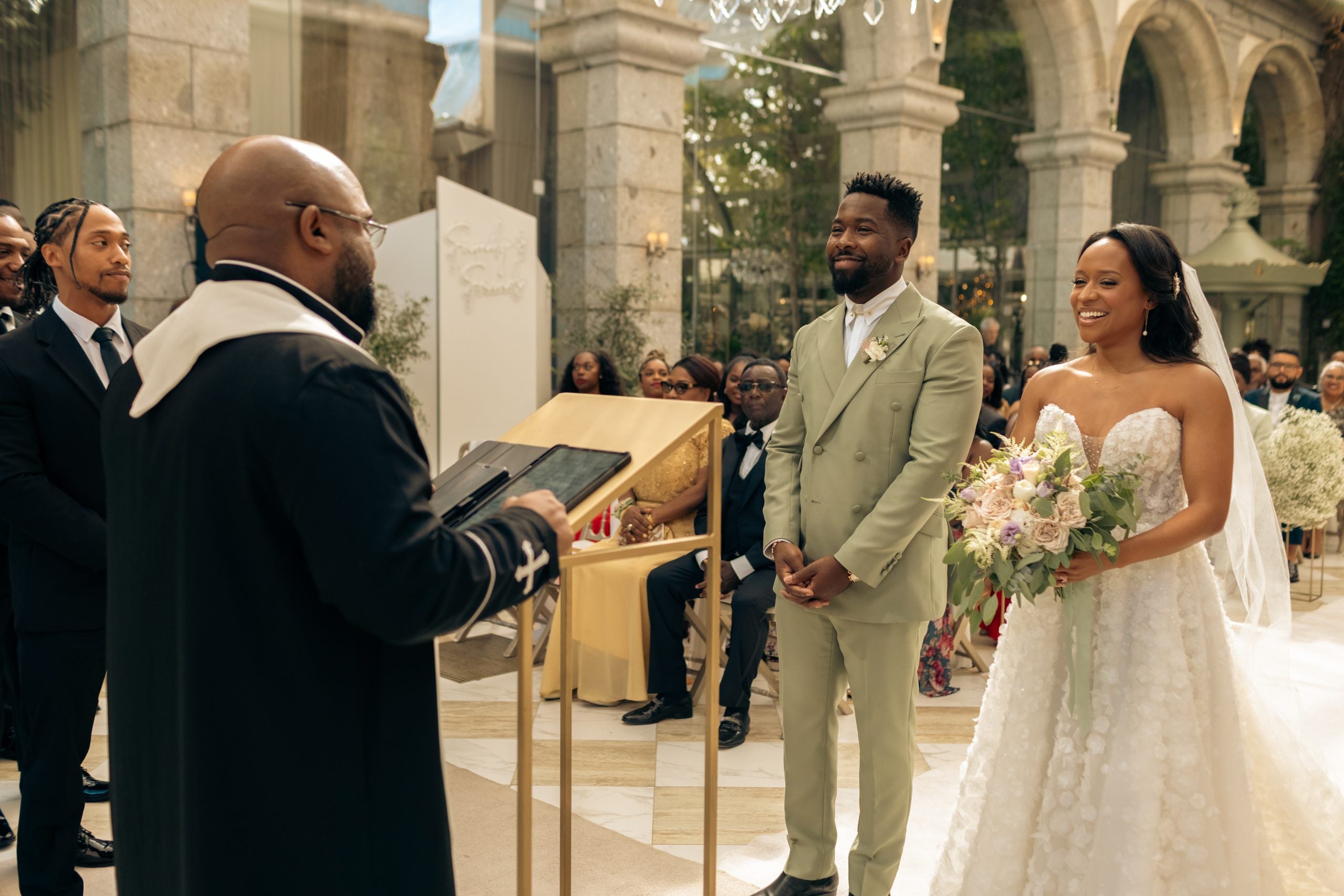 Bridal Bliss: ‘Insecure,’ ‘Send Help’ And ‘Rap Sh!t’ Star Jean Elie And Randall Bailey Celebrated Their Love With A Party In Portugal