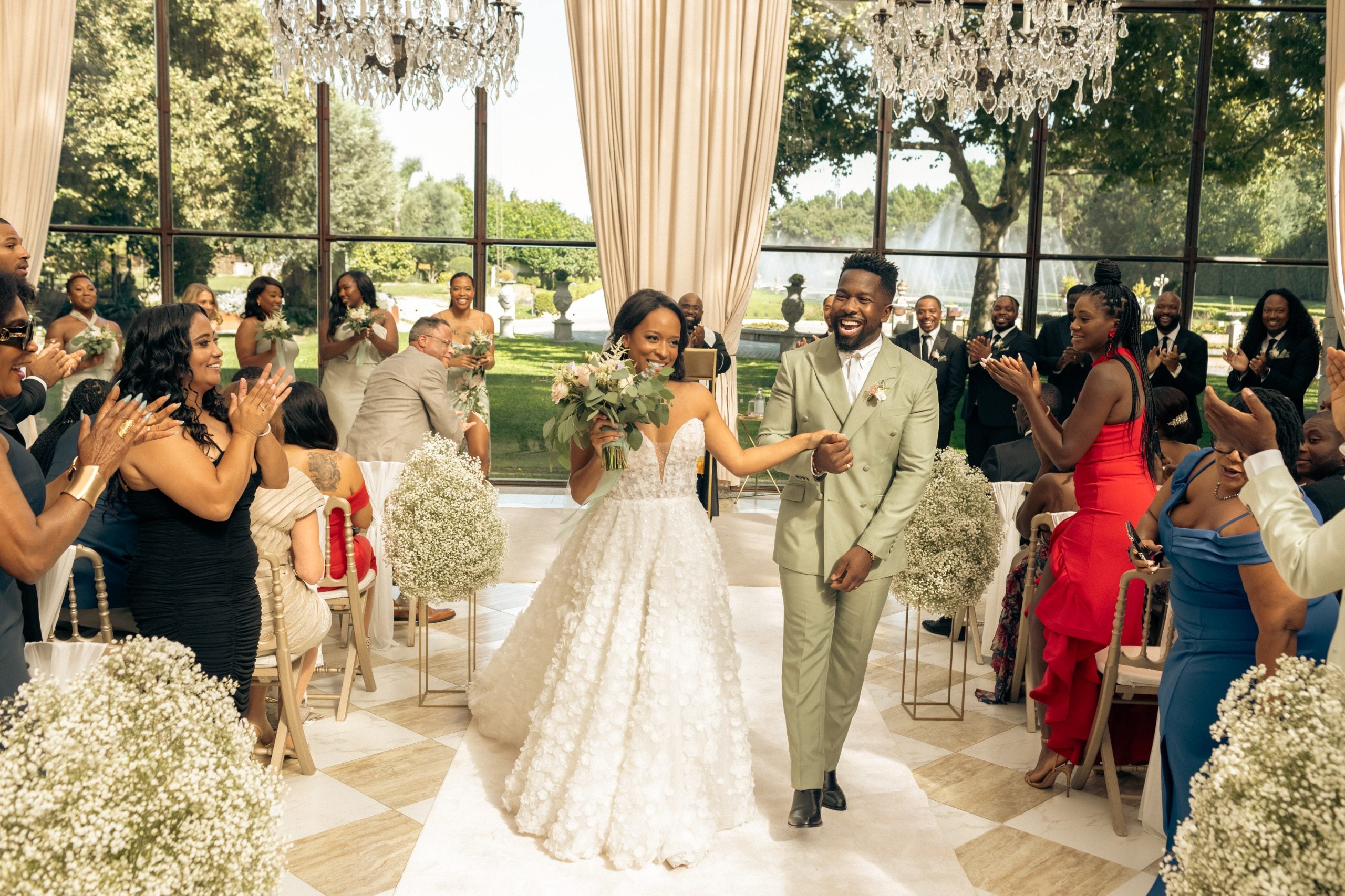 Bridal Bliss: 'Insecure,' 'Send Help' And 'Rap Sh!t' Star Jean Elie And Randall Bailey Celebrated Their Love With A Party In Portugal