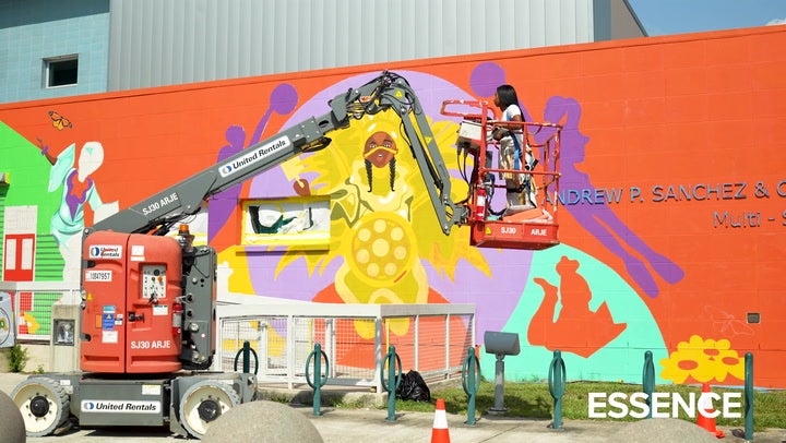 Artist Jade Meyers Brings Vibrancy Her City With The ‘I Am New Orleans’ Mural