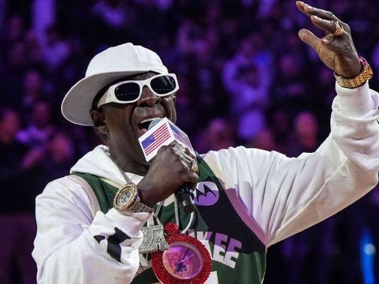 Flavor Flav Goes Viral After Singing The National Anthem At The Hawks-Bucks Game