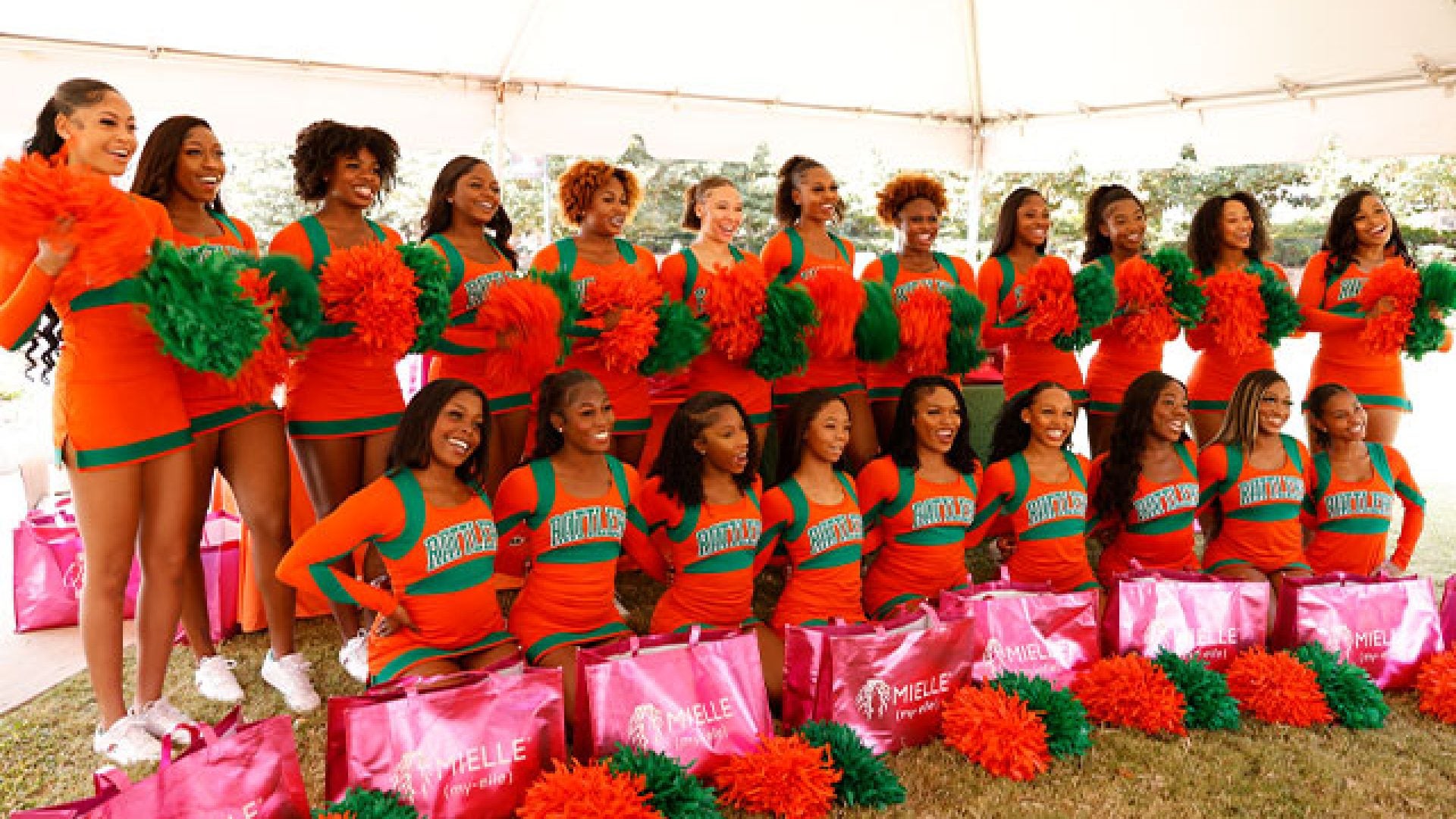FAMU's Cheerleading Team Lands Historic NIL Deal With Mielle Organics