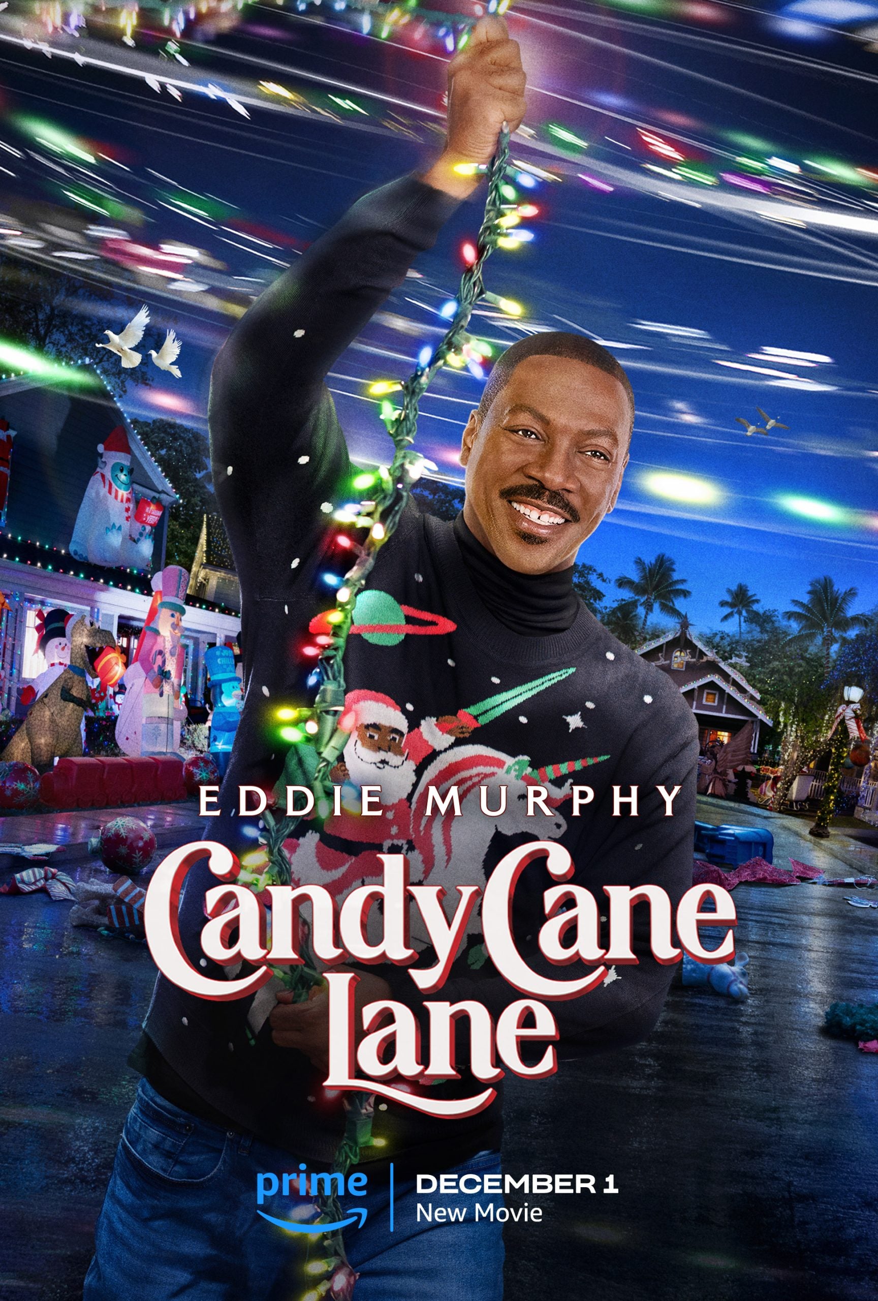Eddie Murphy And Tracee Ellis Ross Celebrate The Holidays In ‘Candy Cane Lane’ Trailer