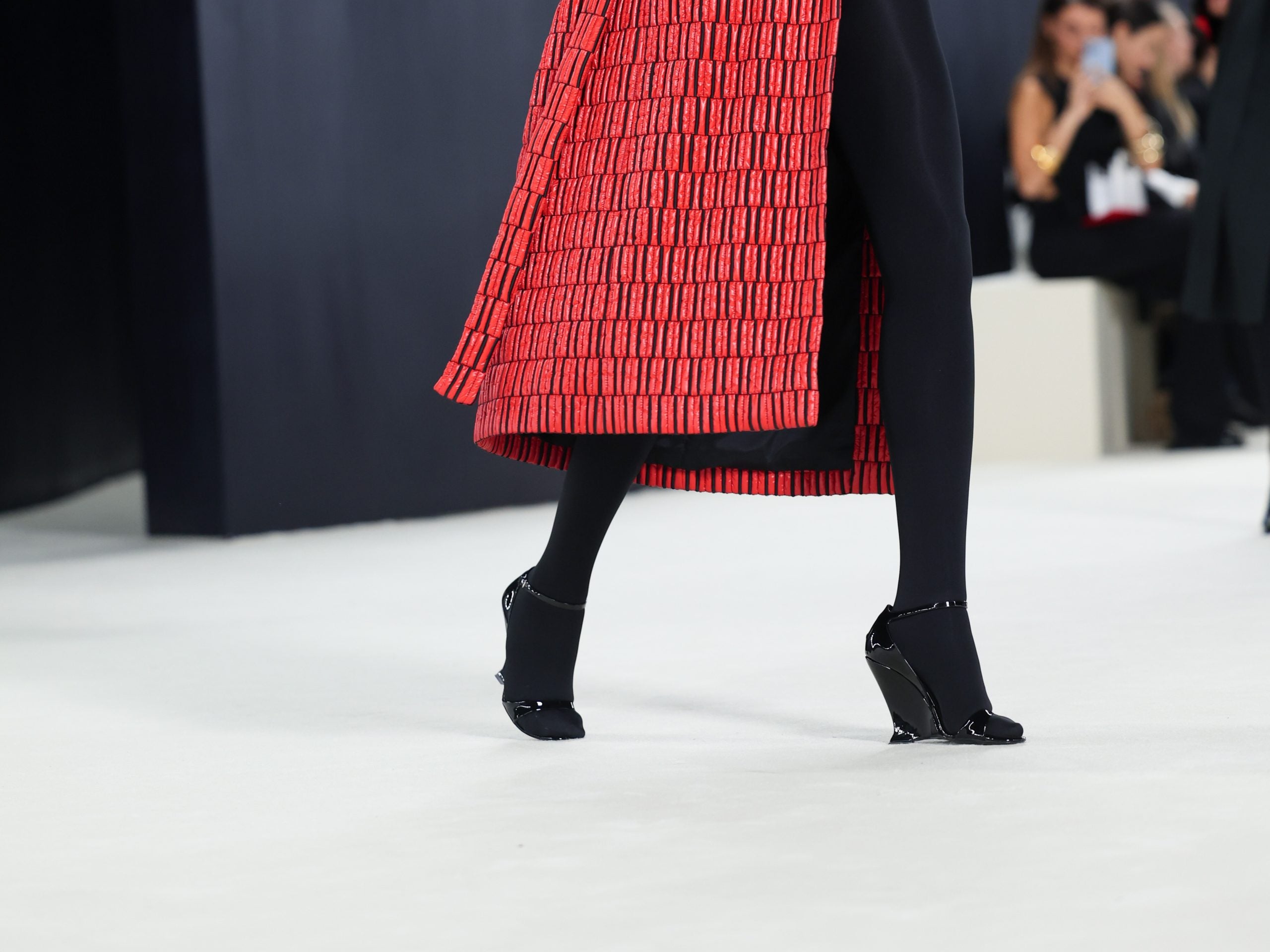 platform fuzzy heels