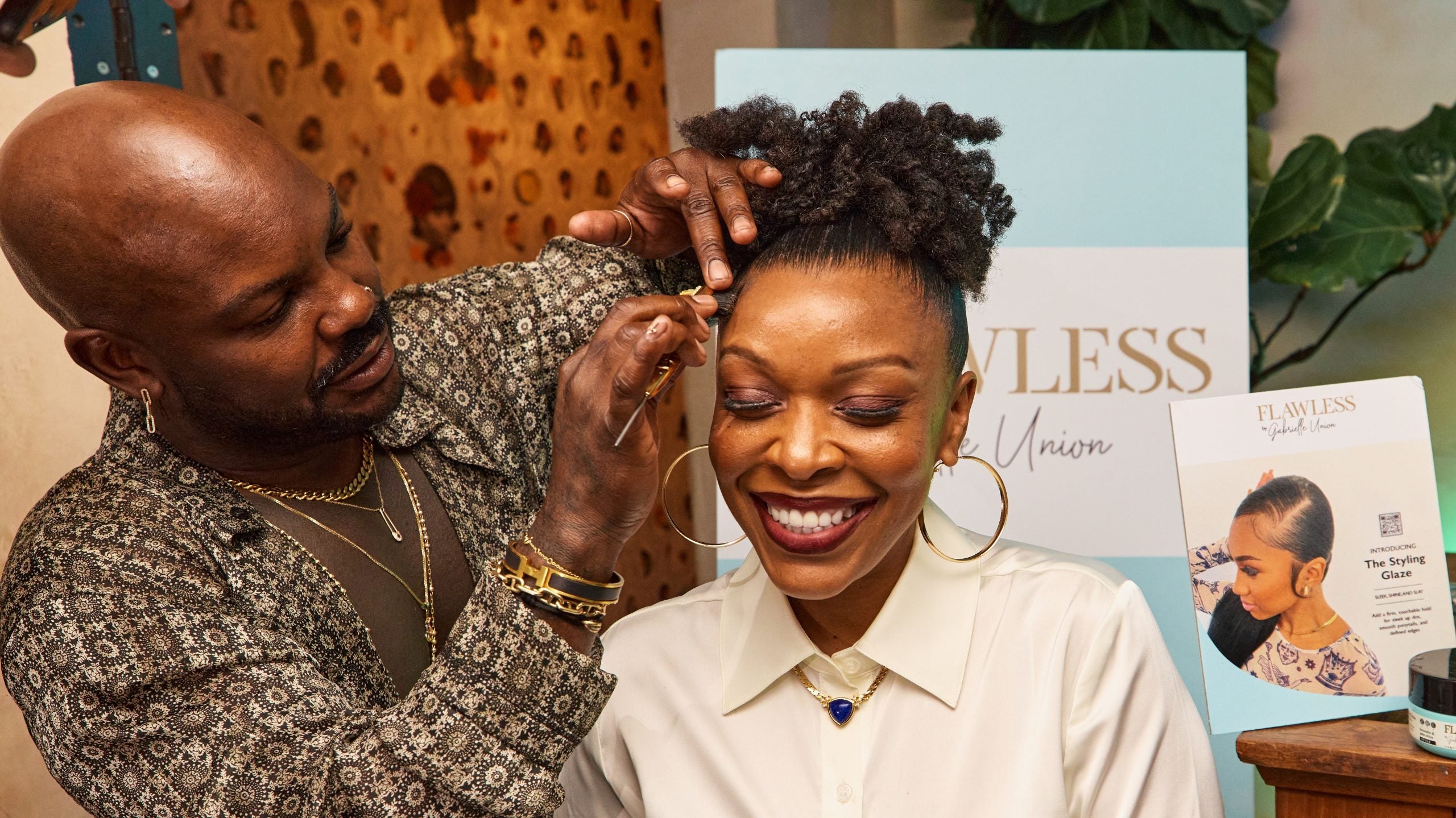 Flawless By Gabrielle Union's New Styling Glaze Is Perfect For Your Updos