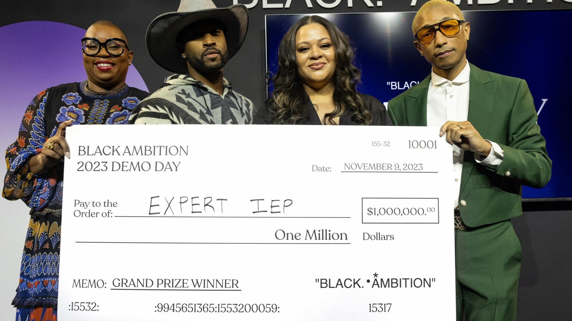 Pharrell's 'Black Ambition' Fund Grants $3.2M To 36 Founders Of Color