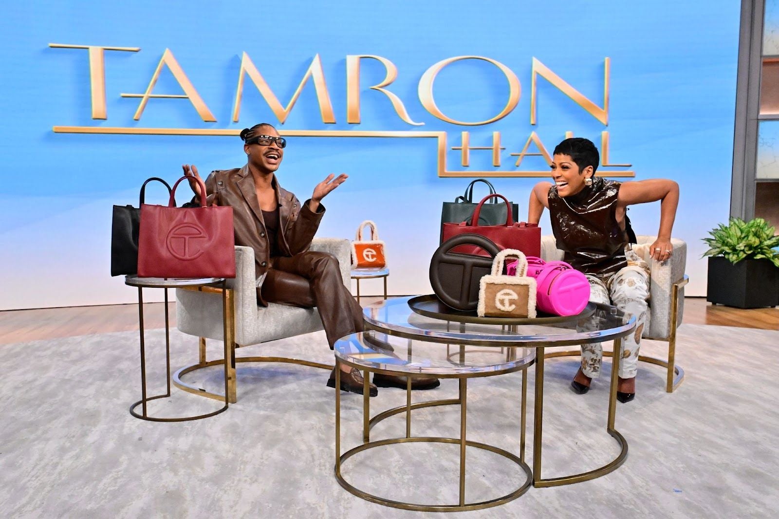 Telfar Clemens Gifts Free Bags To The Entire Audience At The Tamron Hall Show