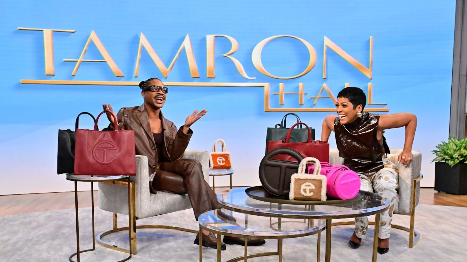Telfar Clemens Gifts Free Bags To The Entire Audience At The Tamron Hall Show