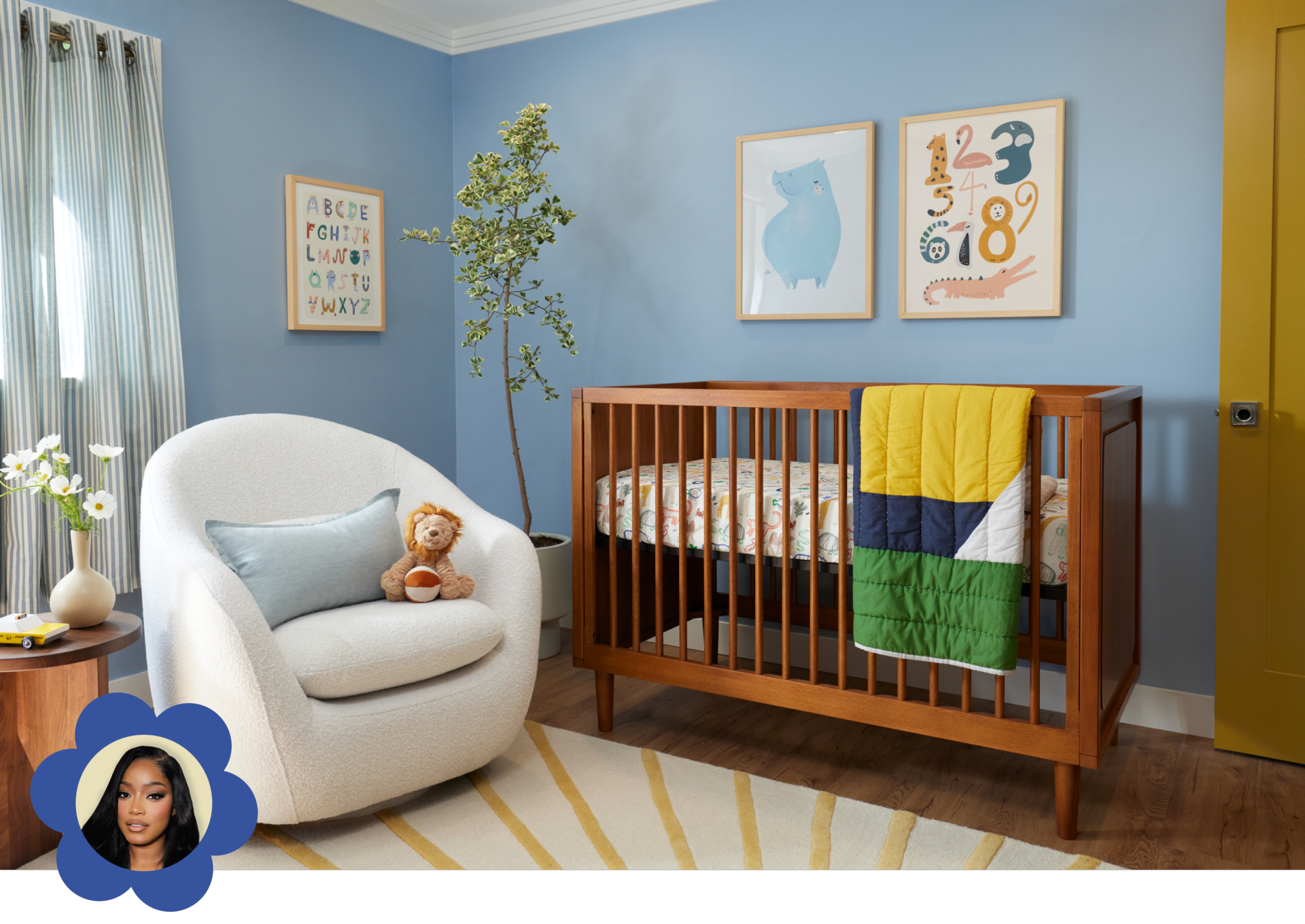 Inside Keke Palmer’s Adorable Nursery For Her First-Born Son, Leodis
