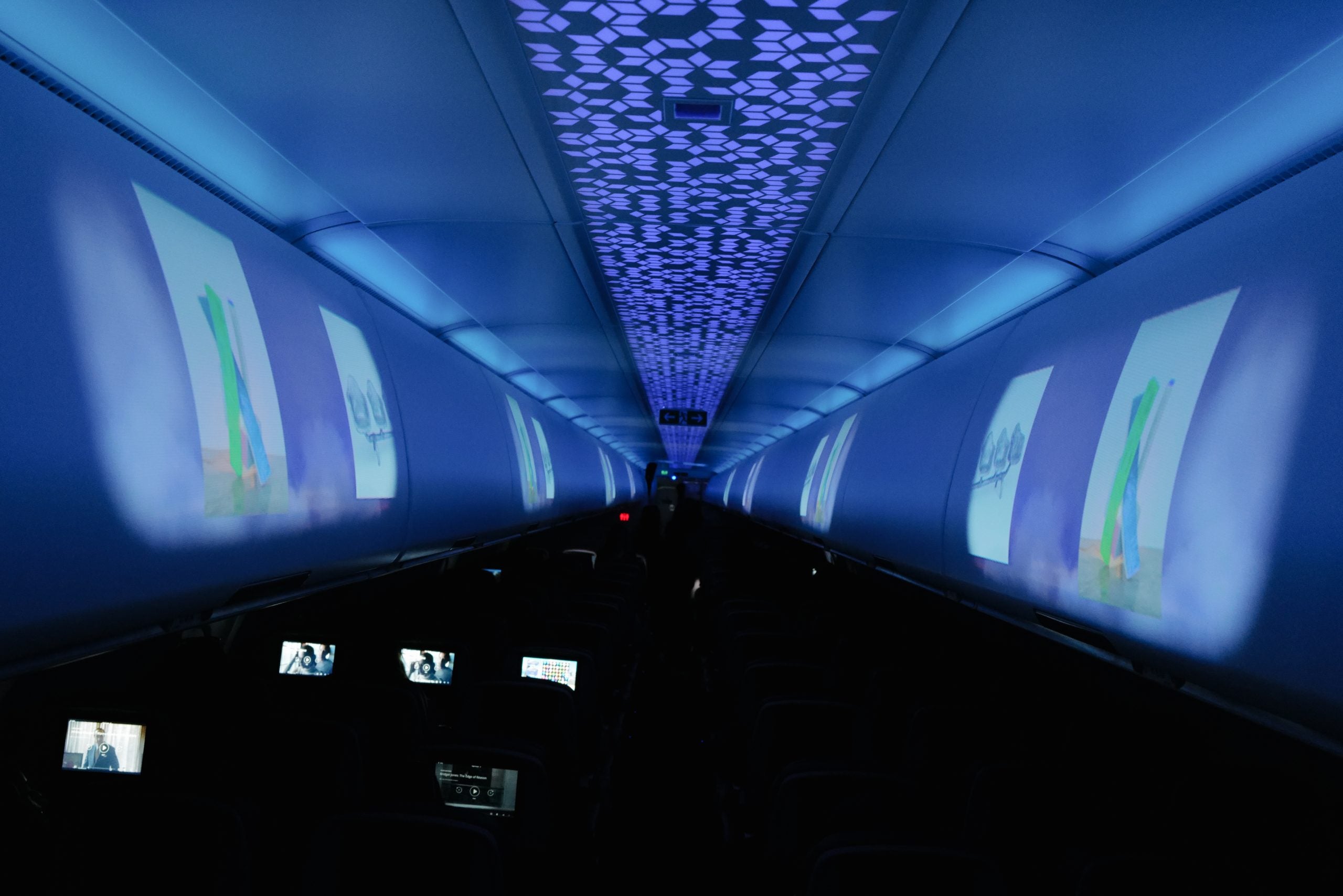 Delta Turned A Plane Into An Immersive Art Gallery For Art Basel And We Were On It