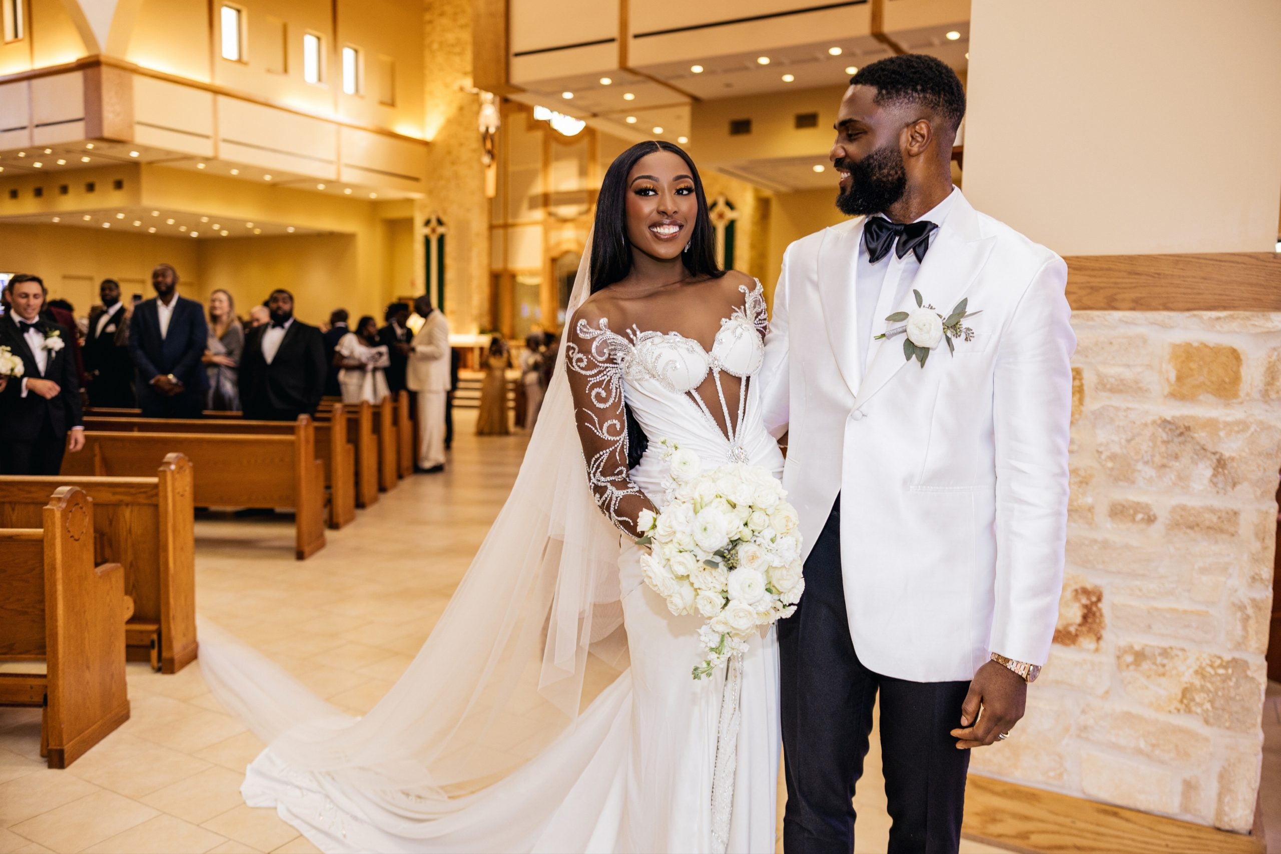 Bridal Bliss: WNBA Star Chiney Ogwumike Married Boxer Raphael Akpejiori With A Week's Worth Of Celebrations In Houston