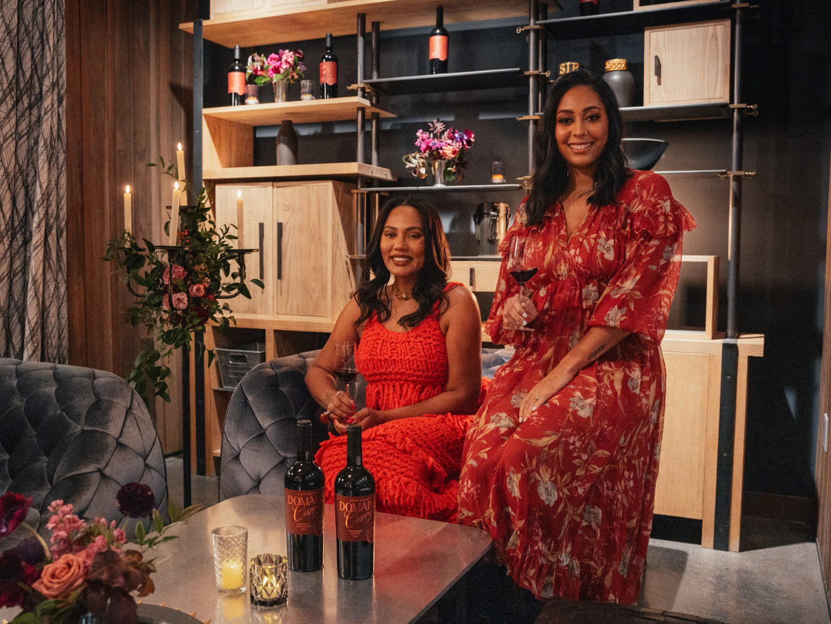 Exclusive: Inside Ayesha Curry And Sydel Curry-Lee’s Swanky Domaine Curry Relaunch Holiday Soiree In Wine Country