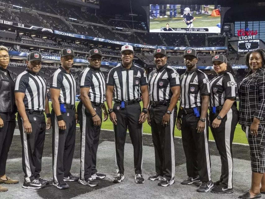 NFL Witnesses Inaugural All-Black On-Field and Replay Crew In Action