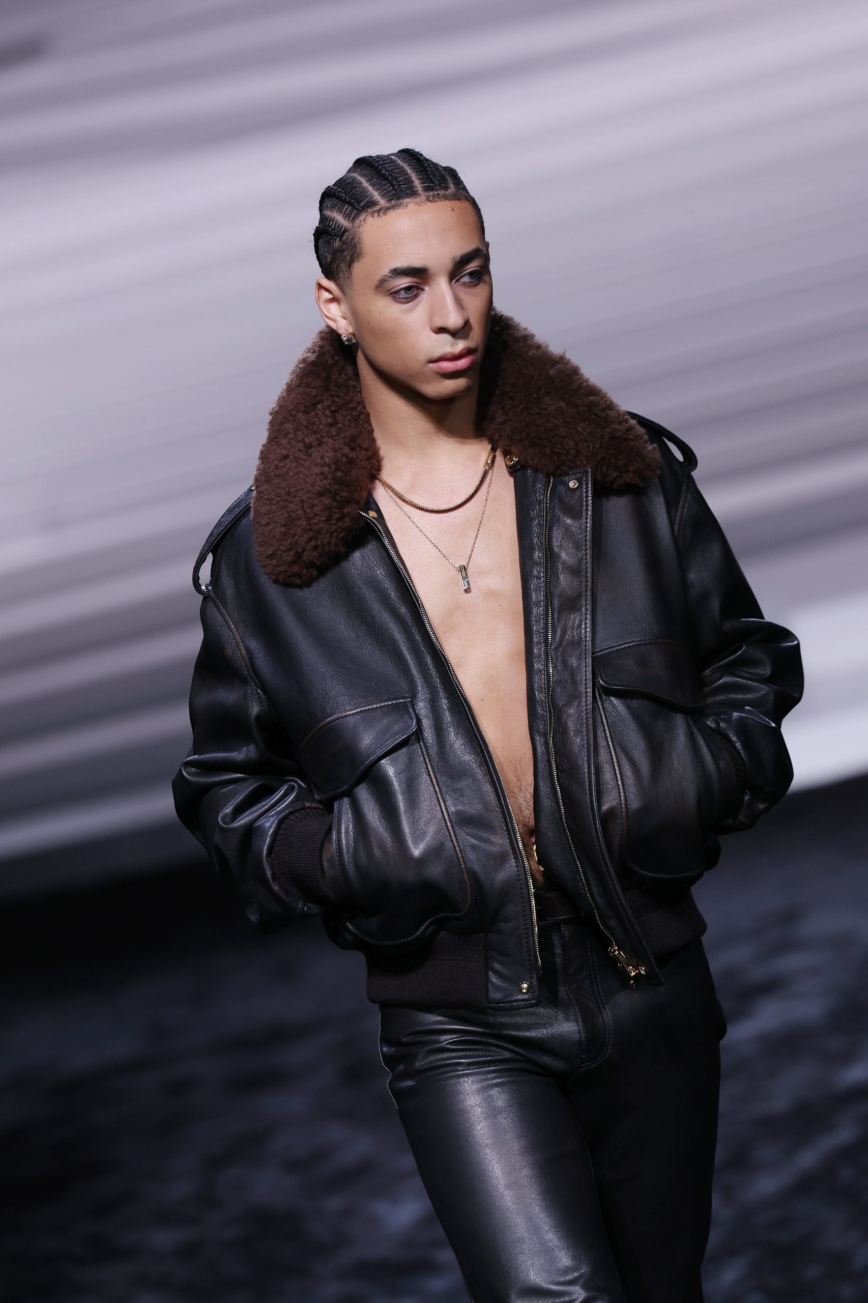 Another One! Solange’s Son Julez Walked For Versace At Milan Fashion Week