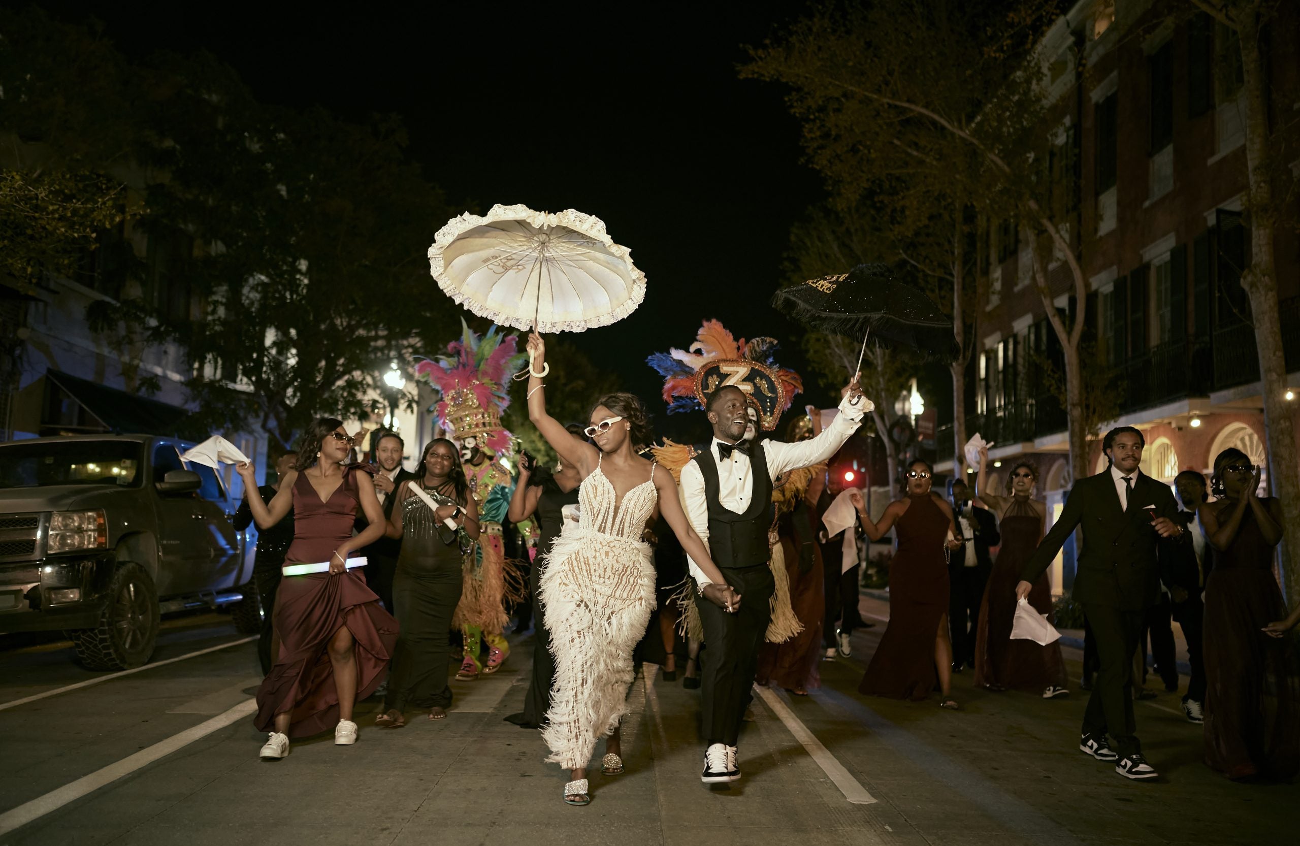 Bridal Bliss: Rubi And Cleveland Celebrated Their Love With A Huge Party, And Second Line Parade, In Downtown New Orleans